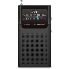 --Radio Portátil SPC ICY Max/ Negra-