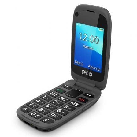--Teléfono Móvil SPC Harmony 4G para Personas Mayores/ Negro-
