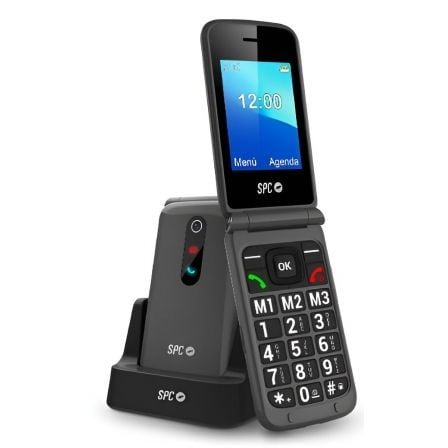 --Teléfono Móvil SPC Stella 3 para Personas Mayores/ 4G/ Negro-