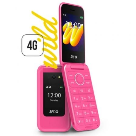 --Teléfono Móvil SPC WILD para Personas Mayores/ 4G/ Rosa-