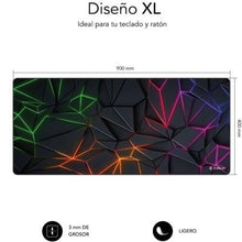 -1-Alfombrilla Subblim Neon Obsidian XL/ 900 x 400 x 3 mm-1