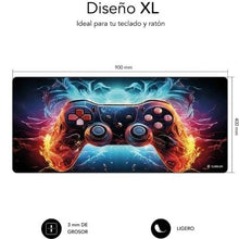 -1-Alfombrilla Subblim GameCore XL Mouse Pad/ 900 x 400 x 3 mm-1