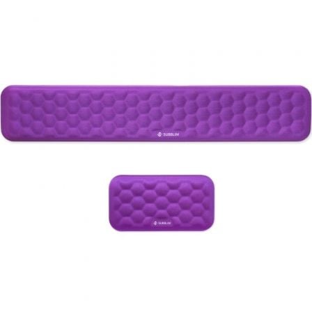 --Pack de 2 Reposamuñecas Subblim Ergo AirPadding/ Purpura-