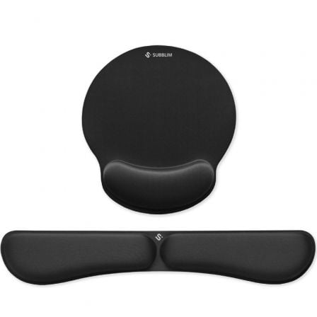 --Pack de Reposamuñecas y Alfombrilla Ergonómica Subblim Ergo MemoryFlex-