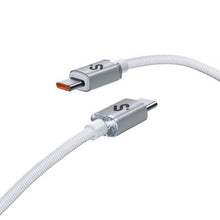 --Cable USB 2.0 Tipo-C Subblim Optimus/ USB Tipo-C Macho - USB Tipo-C Macho/ Hasta 60W/ 480Mbps/ 2m/ Blanco-