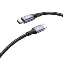 --Cable USB 2.0 Tipo-C Subblim Plus/ USB Tipo-C Macho - USB Tipo-C Macho/ Hasta 100W/ 480Mbps/ 2m/ Negro-