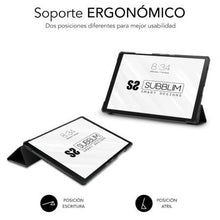 -2-Funda Subblim Shock Case para Tablets Samsung Galaxy Tab A9+ X210/ Negra-2