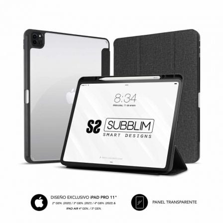 --Funda Subblim Clear Shock para Tablet iPad Pro 11