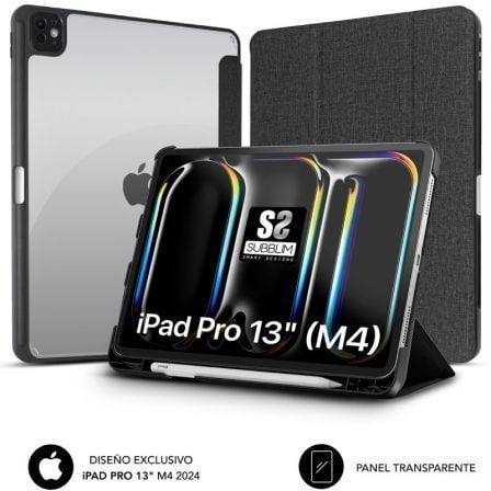 --Funda Subblim Clear Shock Case para iPad Pro 12.9