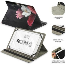 -2-Funda Subblim Trendy Case Rosas para Tablet de 11