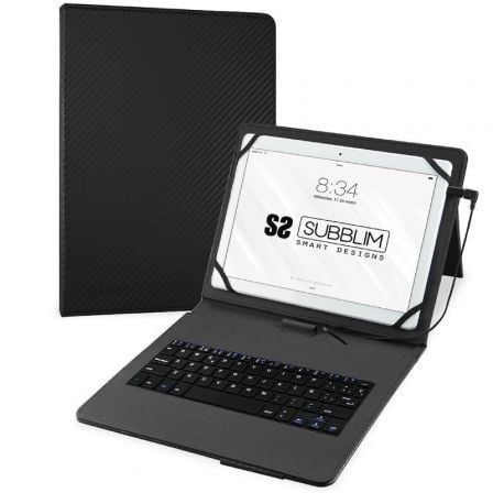 --Funda con Teclado Subblim Keytab Pro USB para Tablets de 10.1