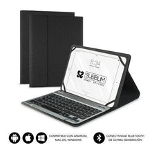 --Funda con Teclado Subblim Keytab Pro Bluetooth para Tablets de 10.1