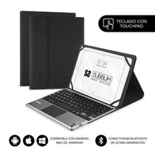 --Funda con Teclado Subblim Keytab Pro Bluetooth Touchpad para Tablets de 10.1