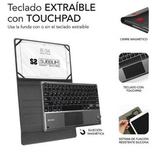 -2-Funda con Teclado Subblim Keytab Pro Bluetooth Touchpad para Tablets de 10.1