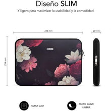 -2-Funda Subblim Trendy Sleeve Neo Flowers para Portátiles hasta 14