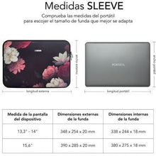-3-Funda Subblim Trendy Sleeve Neo Flowers para Portátiles hasta 14