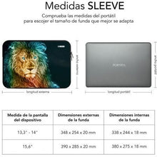 -2-Funda Subblim Trendy Sleeve Neo Lion para Portátiles hasta 15.6