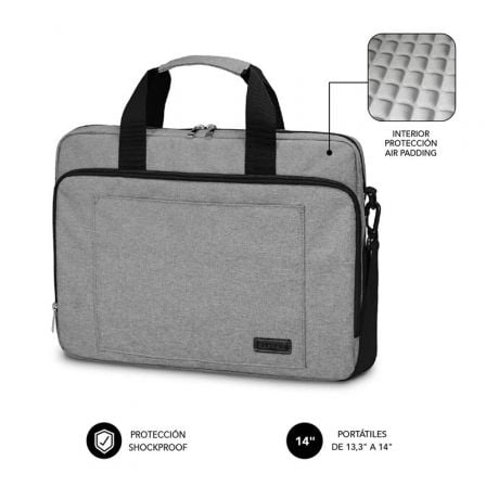 --Maletín Subblim Air Padding Laptop Bag para Portátiles hasta 14