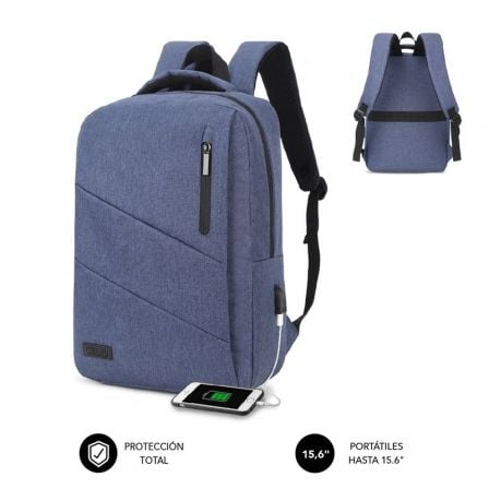 --Mochila Subblim City Backpack para Portátiles hasta 15.6