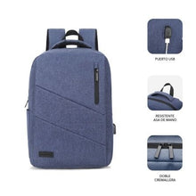 -1-Mochila Subblim City Backpack para Portátiles hasta 15.6