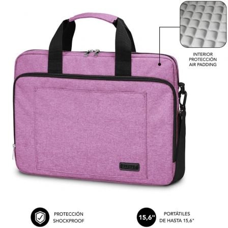 --Mochila Subblim Air Padding Laptop Bag para Portátiles hasta 15.6