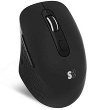 --Ratón Ergonómico Inalámbrico por Bluetooth/ 2.4GHz Subblim Curve Ergo Dual Battery/ Batería recargable/ Hasta 1600 DPI/ Negro-