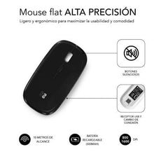 -1-Ratón Inalámbrico por Bluetooth Subblim Dual Flat/ Batería recargable/ Hasta 1600 DPI-1