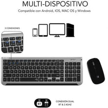 -2-Teclado y Ratón Inalámbrico Subblim Combo Dual Prestige Extendido-2