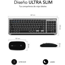 -3-Teclado y Ratón Inalámbrico Subblim Combo Dual Prestige Extendido-3