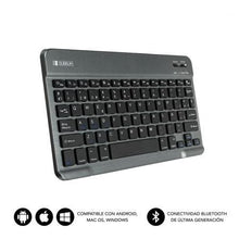 --Teclado Compacto Inalámbrico por Bluetooth Subblim Smart/ Gris-