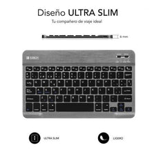 -2-Teclado Compacto Inalámbrico por Bluetooth Subblim Smart/ Gris-2