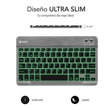 -2-Teclado Compacto Inalámbrico por Bluetooth Subblim Smart Backlit/ Gris-2
