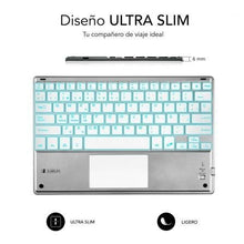 -2-Teclado Compacto Inalámbrico por Bluetooth Subblim SMBT50/ Plata-2