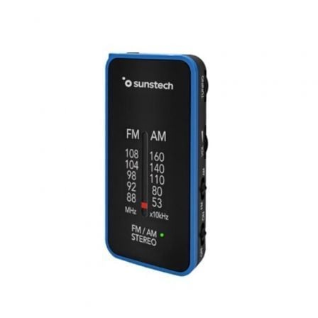 --Radio Portátil Sunstech RPC6BL/ a Pilas/ Azul-