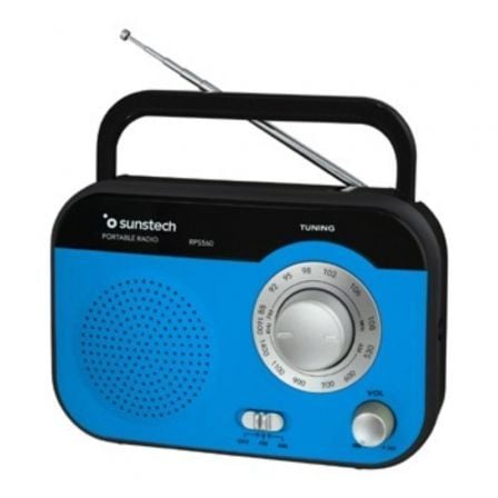 --Radio Portátil Sunstech RPS560/ Azul-