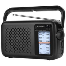 --Radio Portátil Sunstech RPS760/ Negra-