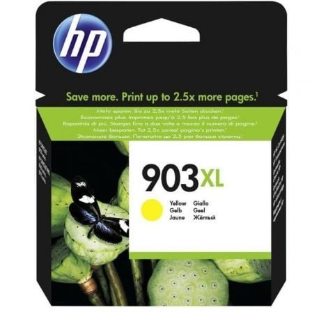 --Cartucho de Tinta Original HP nº903 XL Alta Capacidad/ Amarillo-