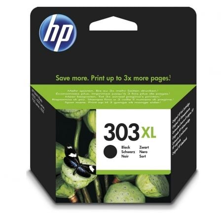 --Cartucho de Tinta Original HP nº303 XL Alta Capacidad/ Negro-