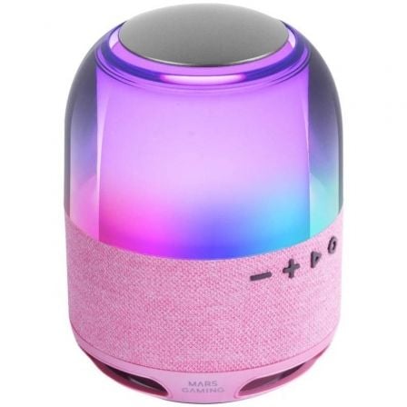--Altavoz con Bluetooth Mars Gaming MS-FLOW/ 15W/ 1.0/ Rosa-