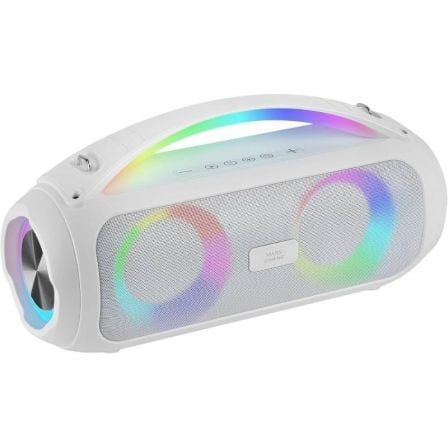 --Altavoz con Bluetooth Mars Gaming MS-PULSE/ 50W RMS/ 2.0/ Blanco-