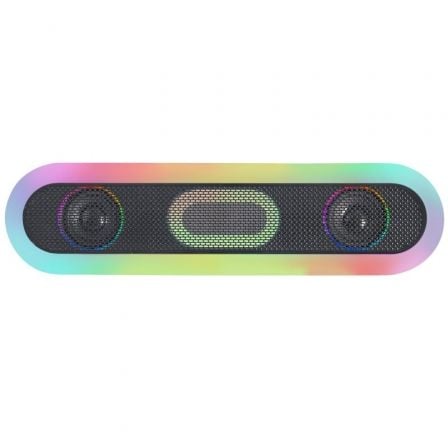 --Barra de Sonido con Bluetooth Mars Gaming MSB-ORB/ 20W/ 2.0/ Negra-