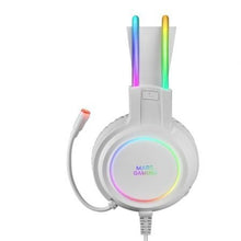 -1-Auriculares Gaming con Micrófono Mars Gaming MHRGB/ Jack 3.5/ Blancos-1