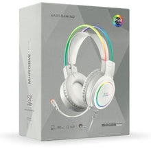 -3-Auriculares Gaming con Micrófono Mars Gaming MHRGB/ Jack 3.5/ Blancos-3