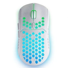 --Ratón Gaming Inalámbrico Mars Gaming MMW3W/ Batería recargable/ Hasta 3200 DPI/ Blanco-