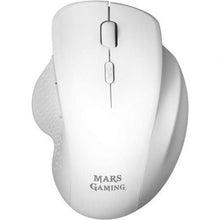 --Ratón Gaming Inalámbrico Mars Gaming MMWERGO/ Hasta 3200 DPI/ Blanco-