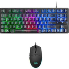--Pack Gaming Mars Gaming MCPTKLES/ Teclado + Ratón Óptico-