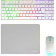 --Pack Gaming Mars Gaming MCPWTKL/ Teclado Inalámbrico + Ratón Inalámbrico + Alfombrilla-