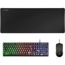 --Pack Gaming Mars Gaming MCPX/ Teclado H-MECH  + Ratón Óptico + Alfombrilla/ Negro-