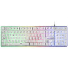 -1-Pack Gaming Mars Gaming MCPX/ Teclado H-MECH  + Ratón Óptico + Alfombrilla/ Blanco-1