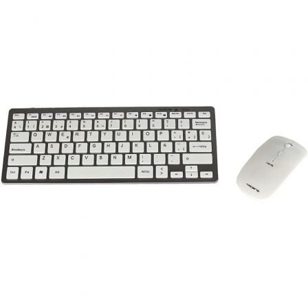--Teclado y Ratón Inalámbricos Tacens Levis Combo V2/ Blanco-